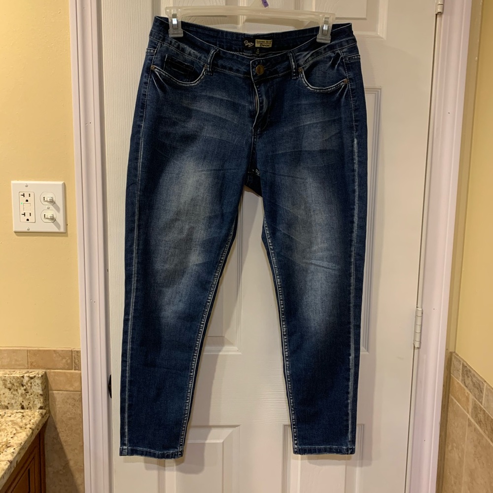 Suzanne Betro Skinny Ankle Jeans 12